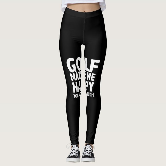 Leggings el golf me hace feliz no tanto (Anverso)