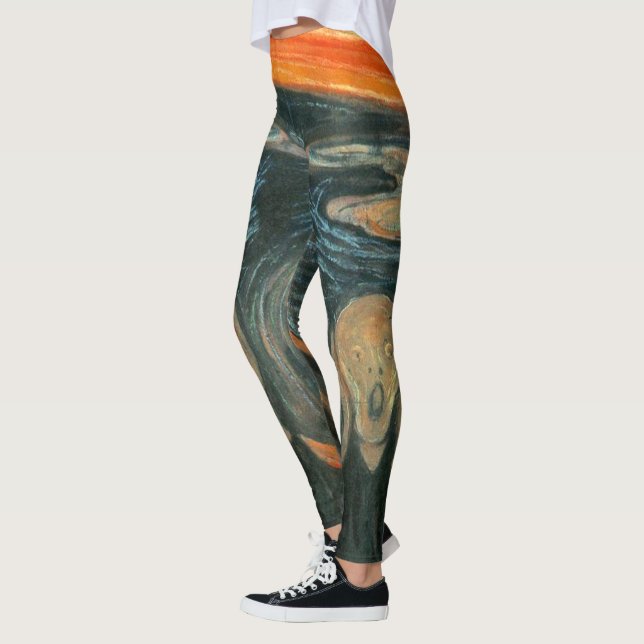 Leggings El grito por la pintura del ~ de Edvard Munch (Izquierda)