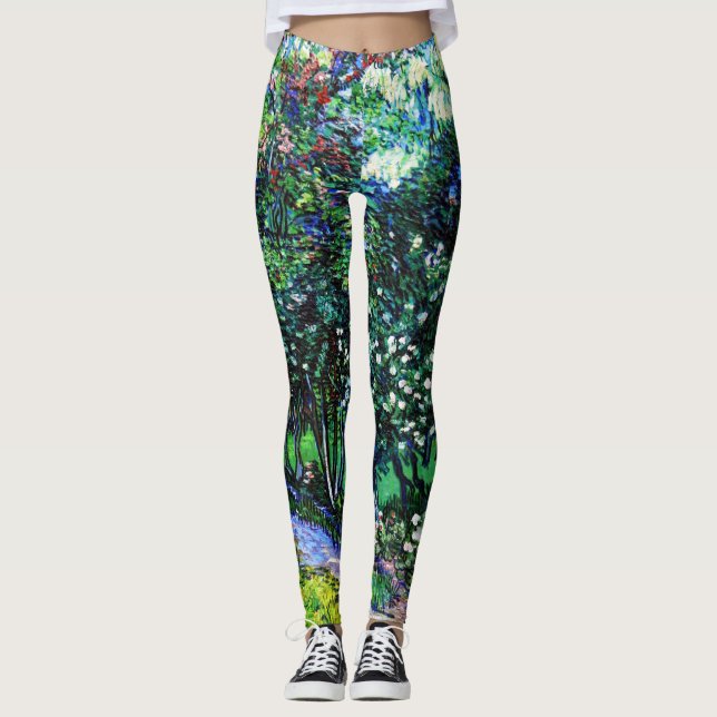 Leggings El jardín en el asilo de Saint-Rémy, Van Gogh (Anverso)