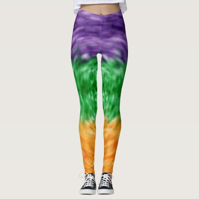 Leggings El lazo muere las polainas del carnaval (Anverso)