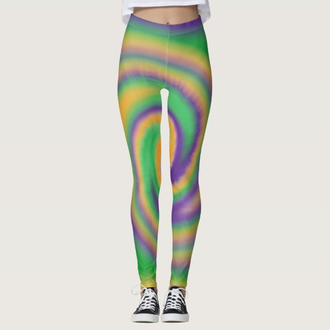 Leggings El lazo muere las polainas del carnaval (Anverso)