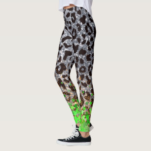 Leggings El Leopardo brillante y la fusión de los encantos