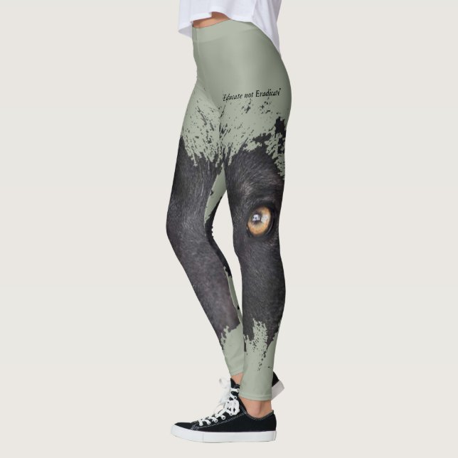 Leggings El lobo observa las polainas (Izquierda)
