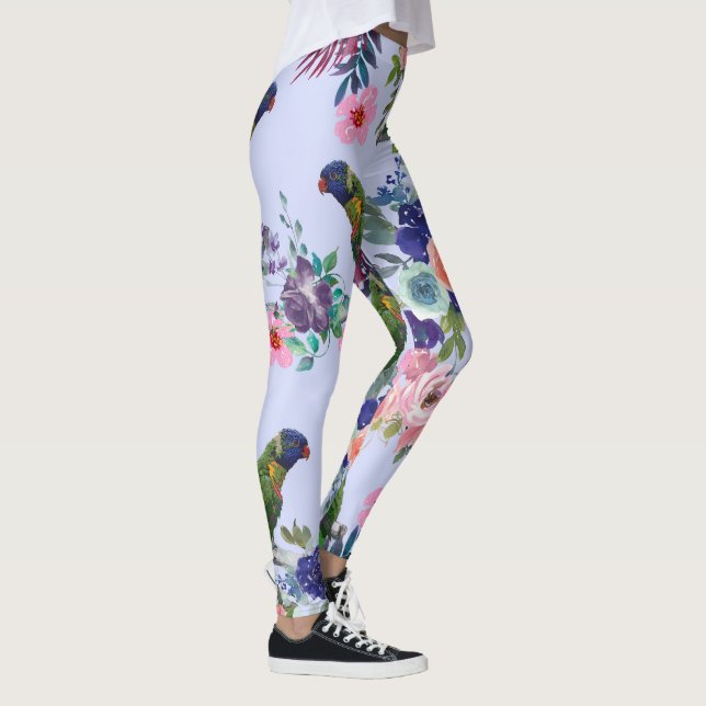 Leggings El loro entre las flores (Derecha)