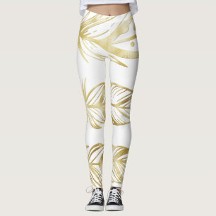 Leggings El mundo dorado de las leggantas brillantes modern