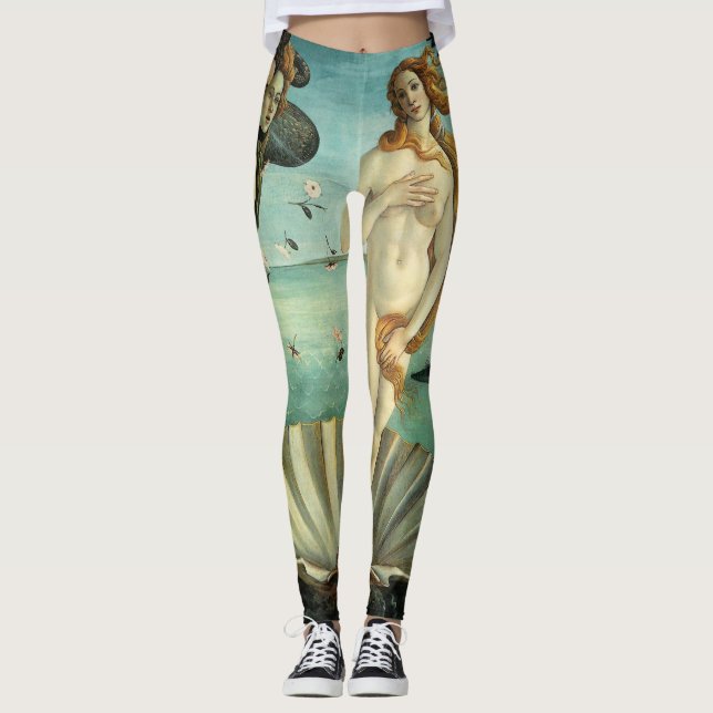 Leggings El nacimiento de Venus por Sandro Botticelli (Anverso)