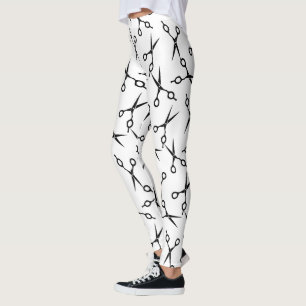 Leggings El negro elegante del estilista Scissor el modelo