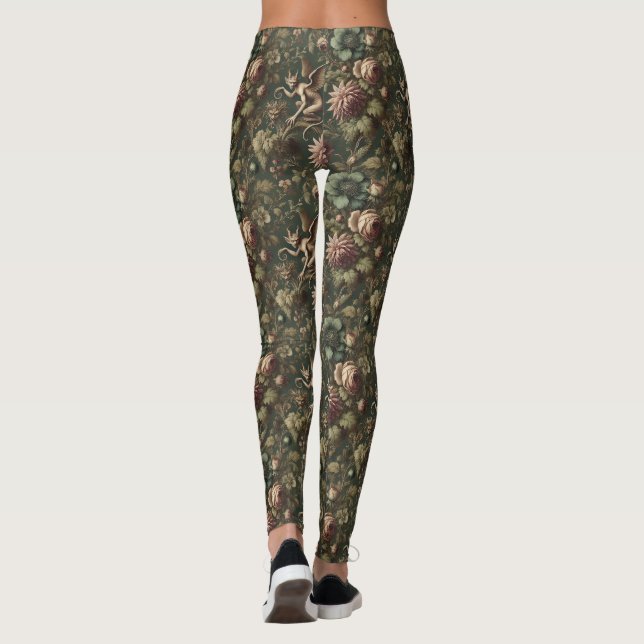 Leggings El observador iluminado - victoriano gótico (Reverso)