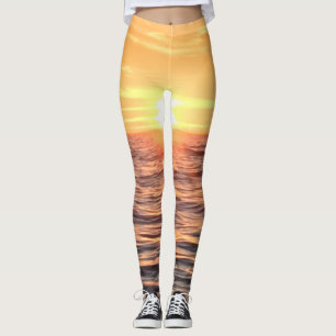 Leggings El océano de la puesta del sol