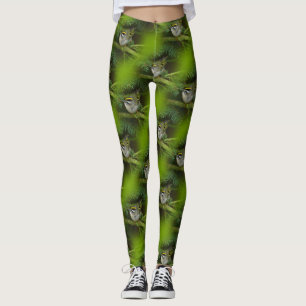 Leggings El pájaro de Kinglet se vuelve loco