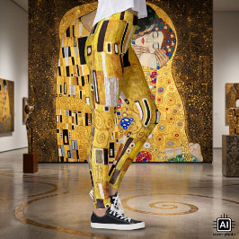 Leggings El patrón El beso de Gustav Klimt, Art Nouveau