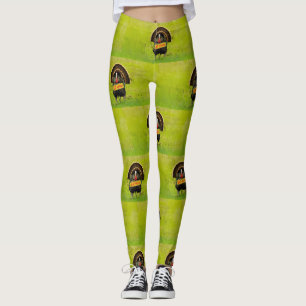Leggings El pavo orgulloso de SlipperyJoe come jamón colgar