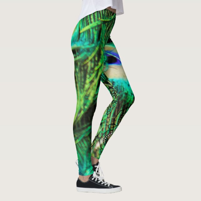 Leggings El pavo real (Derecha)