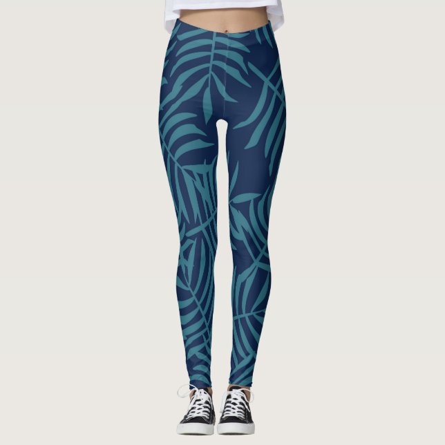 Leggings El plátano tropical sale de moda hawaiano (Anverso)