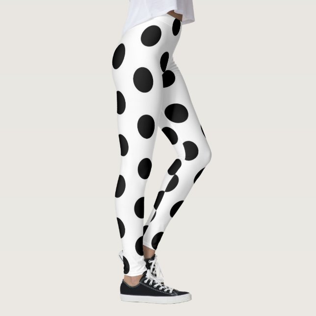 Leggings El Polka Negro Dedica Yoga Girly De Moda (Derecha)