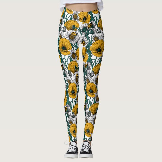 Leggings El prado en amarillo (Anverso)
