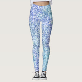 Leggings El prisma azul y púrpura Verde azulado deslumbrant