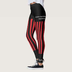Leggings El rojo y el negro combinan/las polainas del club