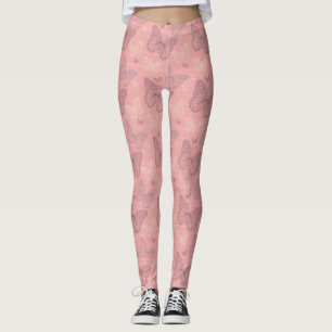 Leggings El rosa de la mariposa