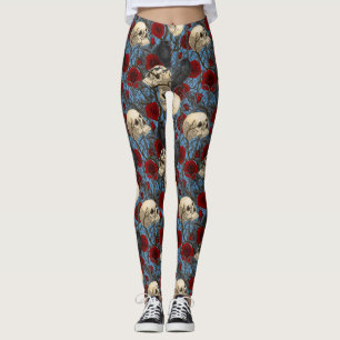 Leggings El secreto de Raven. Ilustracion gótico oscuro y m