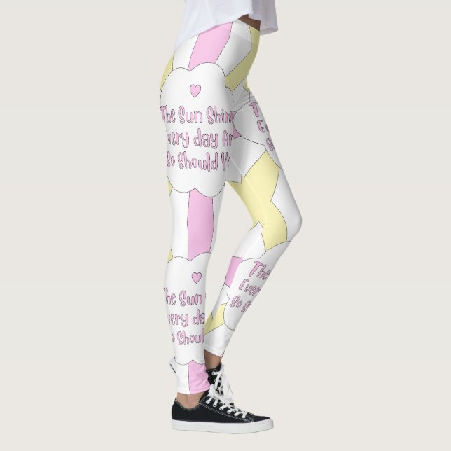 Leggings El Sol Brilla Todos Los Días, Así Que Deberías 1 (Derecha)