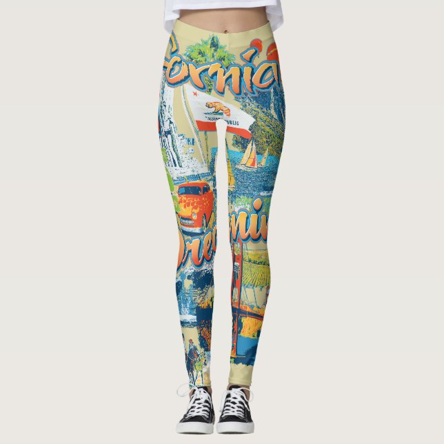 Leggings El sueño de California (Anverso)