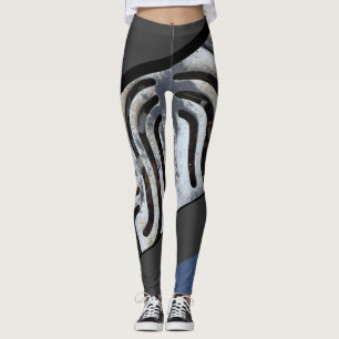 Leggings El Swag en el fuego ennegrece hacia fuera las