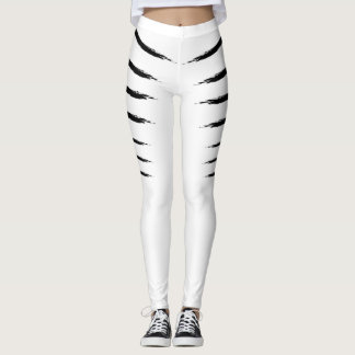Leggings El tigre blanco raya las polainas