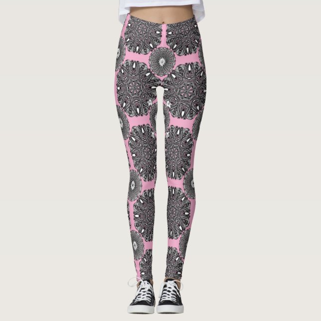 Leggings "El Toque de Infinito" (monocromo) (Anverso)