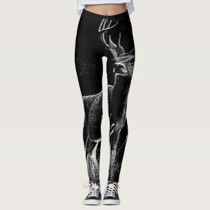 Leggings El venado majestuoso en la naturaleza - Arte blanc