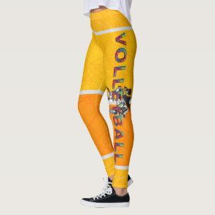 Leggings El voleibol de las primeras mujeres