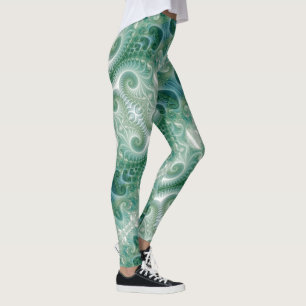 Leggings El yoga verde moderno de primavera atrae a Chicas 