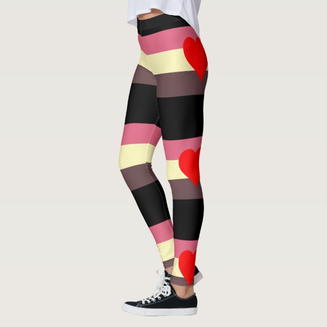 Leggings ¡Elástico Polaina-Estupendo de la bandera del (Izquierda)