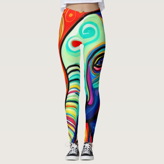 Leggings Elefante excéntrico (Anverso)