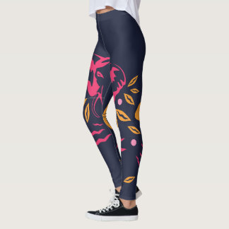 Leggings Elefantes en Azul