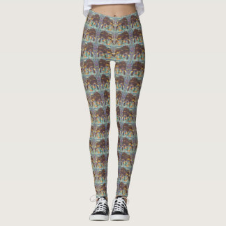Leggings Elefantes modelados