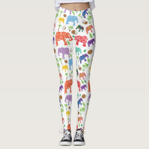 Leggings Elefantes tropicales