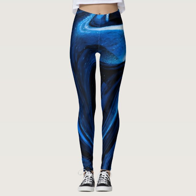 Leggings Elegancia Azul (Anverso)