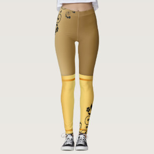 Leggings Elegancia dorada