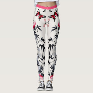 Leggings Elegancia en Flor: Armonía floral impresa