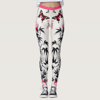 Leggings Elegancia en Flor: Armonía floral impresa