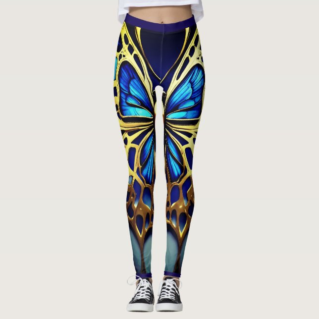Leggings "Elegancia en vuelo (Anverso)