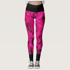 Leggings "Elegancia floreciente: Leggencias de mujeres con