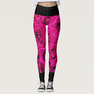 Leggings "Elegancia floreciente: Leggencias de mujeres con 