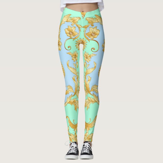Leggings Elegancia renacentista barroca rococó (Anverso)