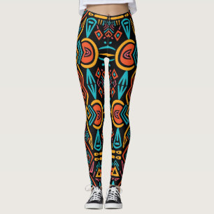 Leggings Elegancia tribal africana