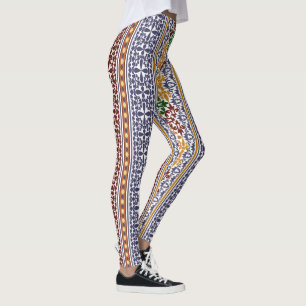 Leggings elegant ethnic pattern