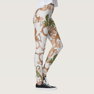 Leggings Elegante Boho victoriano vintage deja el fondo  