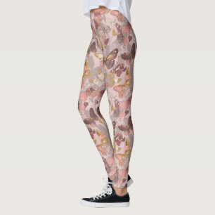 Leggings Elegante Camuflaje de Mariposa Ropa de Yoga de Mat