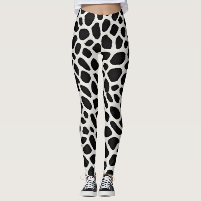 Leggings Elegante Colección Popular de Lujo de Leopardo Bla (Anverso)